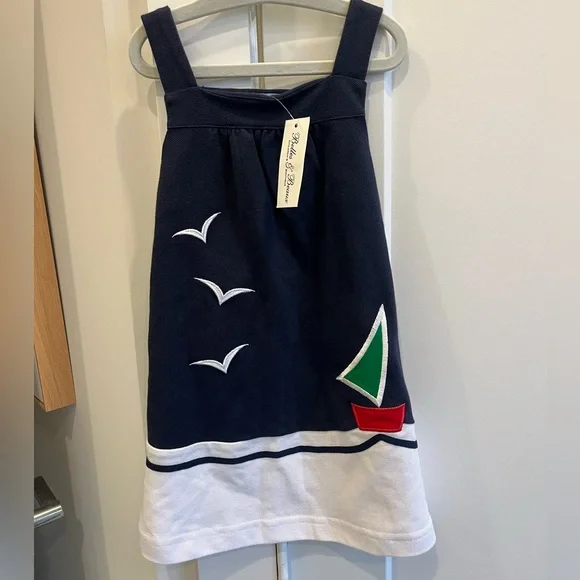 Florence Eiseman Vintage Sale Appliqué Dress - Picture 1 of 4